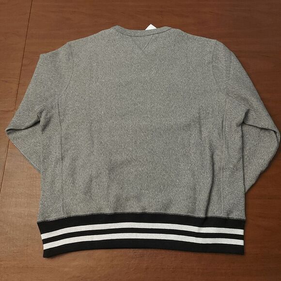 Todd Snyder X NBA Brooklyn Nets Crewneck Sweatshirt Salt Pepper Men's Size L - Picture 2 of 4